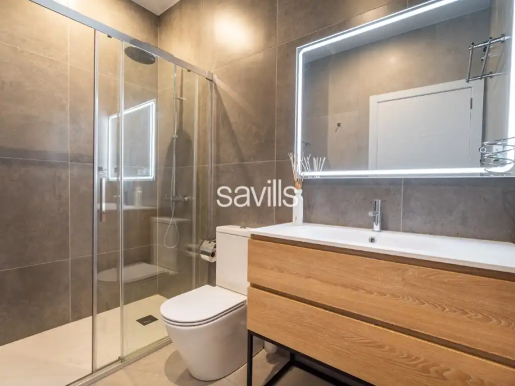 Baño de Casa o chalet de alquiler en Barcelona con Aire acondicionado, Jardín privado y Terraza
