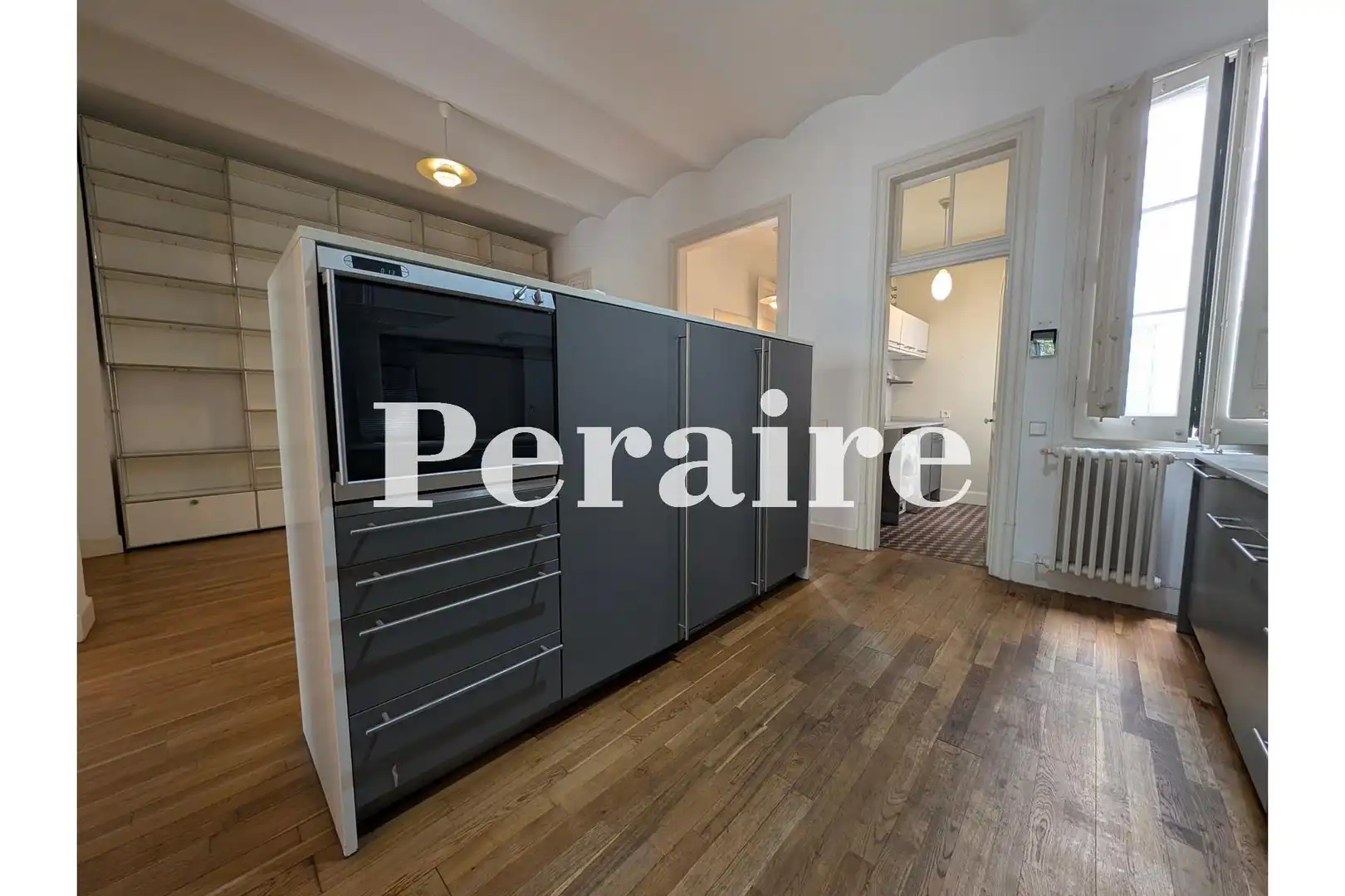 Küche von Wohnung zur Miete in Barcelona mit Heizung und Balkon