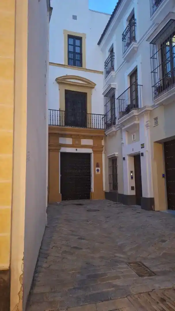 Vista exterior de Estudi de lloguer en Sevilla amb Aire condicionat, Moblat i Rentadora