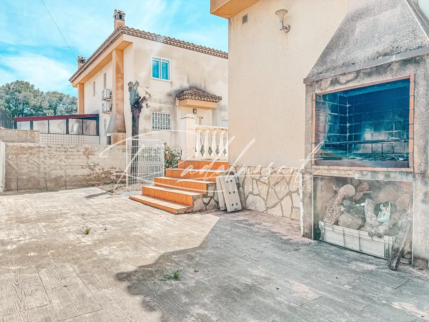 Exterior view of Detached homes for sale in Mont-roig del Camp  with Air Conditioner, Heating and Private garden