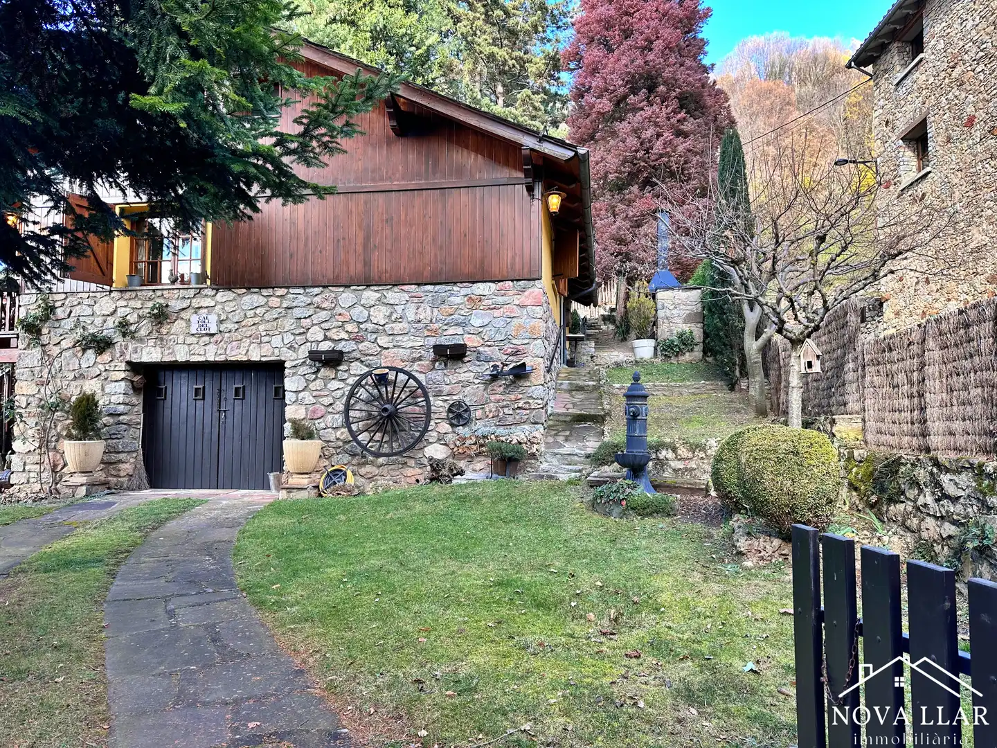 Vista exterior de Casa o chalet en venta en Ribes de Freser con Calefacción, Jardín privado y Parquet