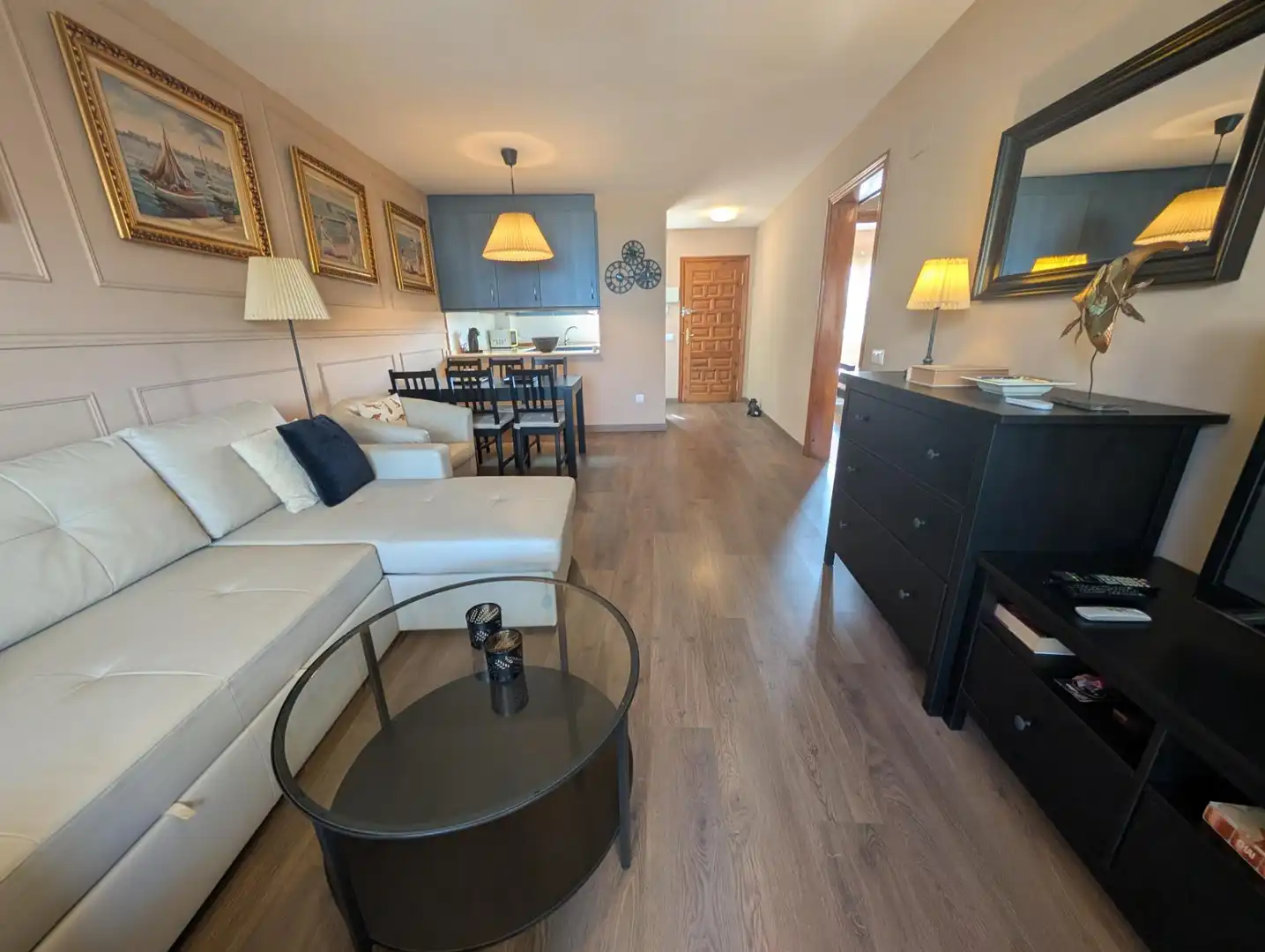 Sala d'estar de Àtic en venda en Alcanar amb Parquet