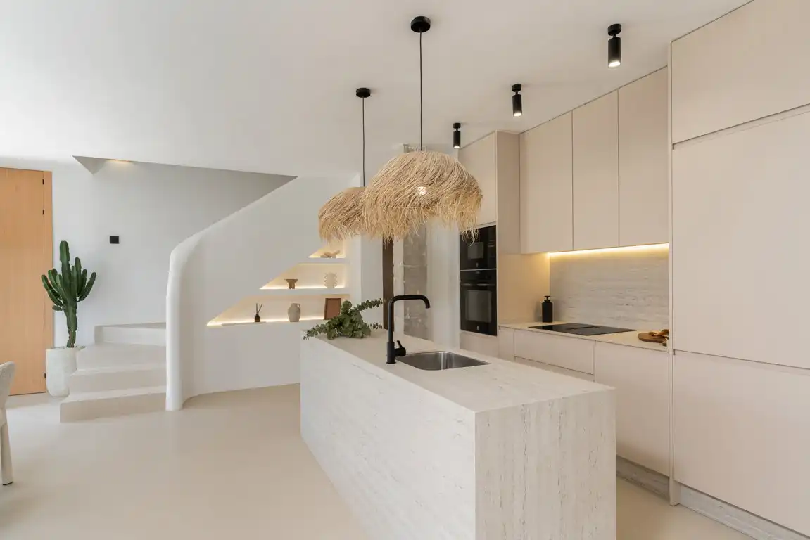 Kitchen of Detached homes for sale in Torremolinos  with Air Conditioner, Terrace and Swimming Pool