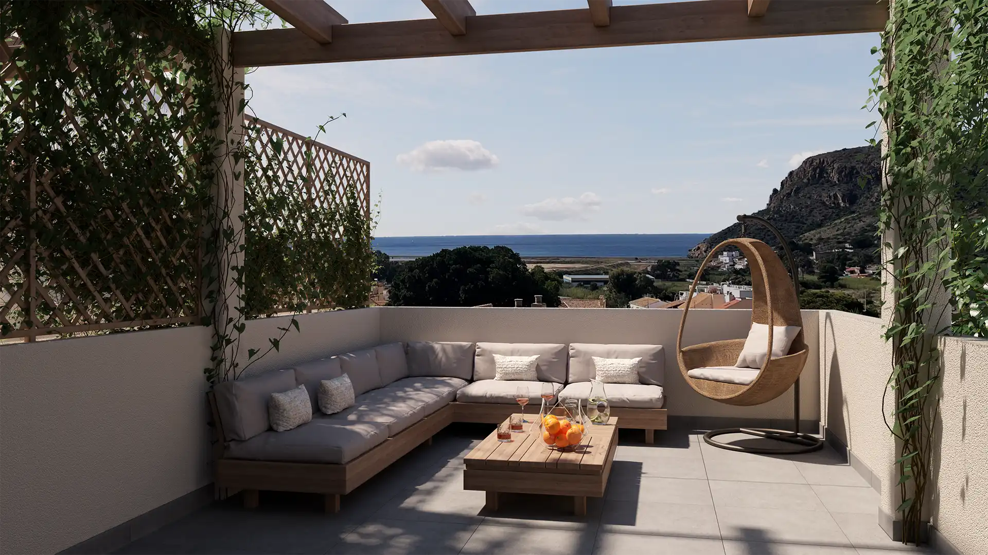 Casa adosada en venta en Portmán
