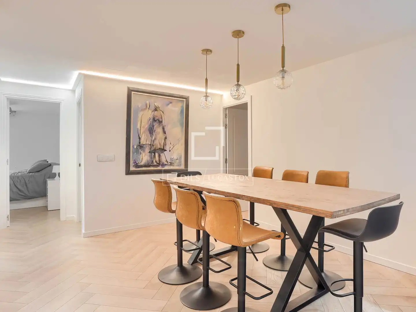 Dining room of Flat for rent in  Palma de Mallorca  with Air Conditioner, Furnished and Balcony