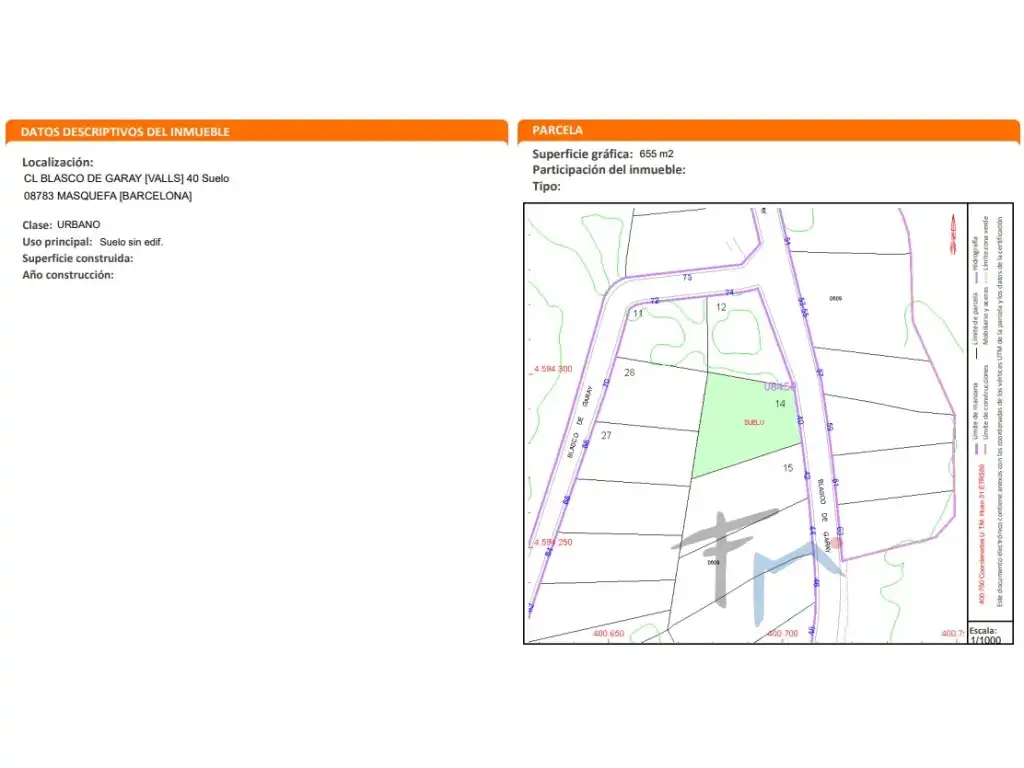 Residential land for sale in Calle Blasco De Garay (Valls), imagen 4