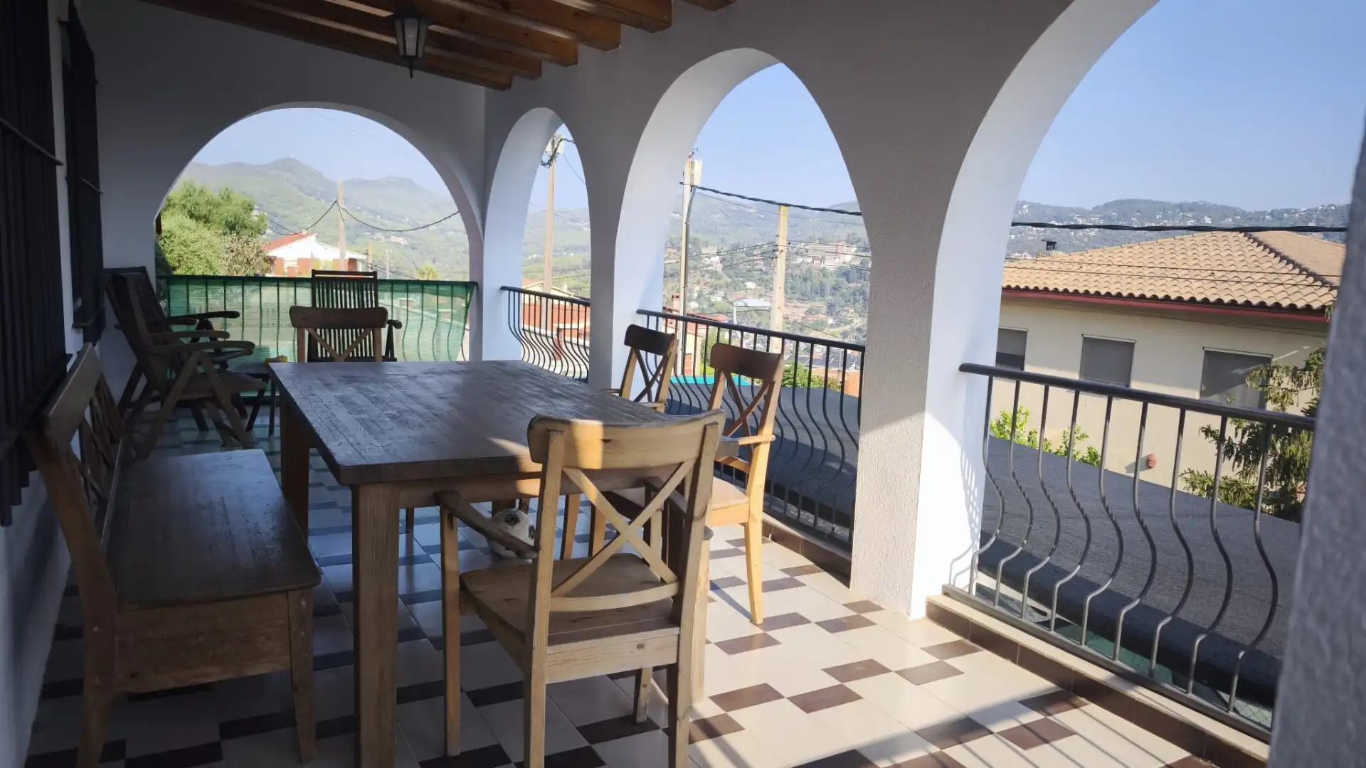 Terraza de Casa o chalet en venta en Cervelló con Calefacción, Jardín privado y Parquet