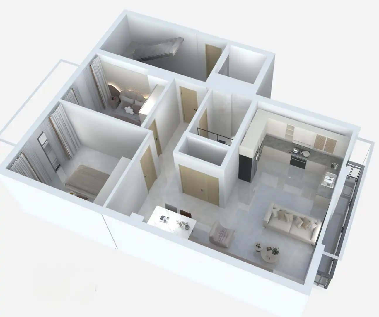 Neubau-Wohnung mit Terrasse zum Verkauf in Can Sant Joan, imagen 4