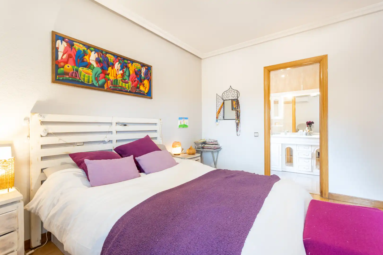 Bedroom of Houses for sale in Villanueva de la Cañada  with Air Conditioner, Heating and Private garden