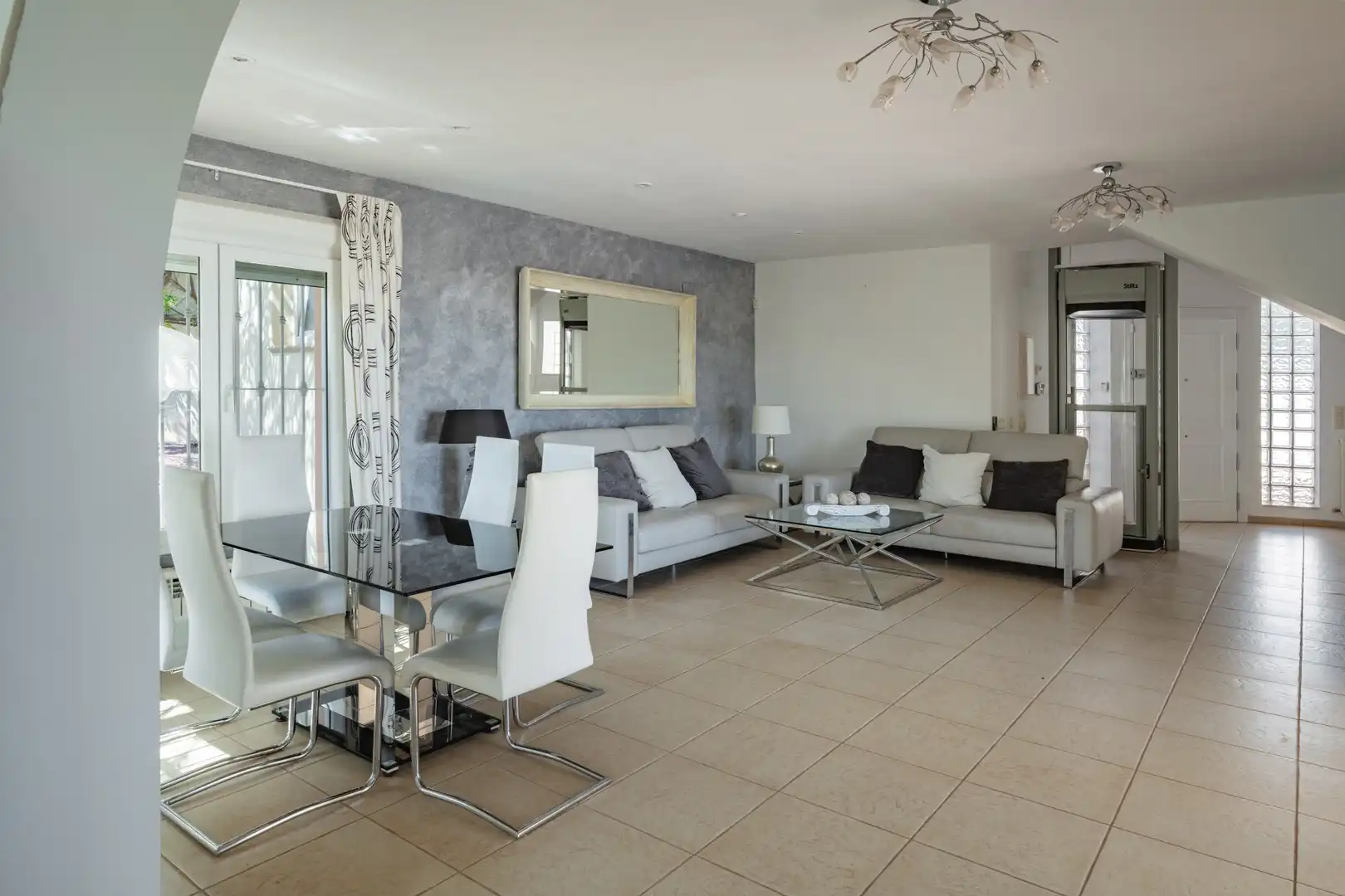 Sala de estar de Casa o chalet en venta en Jávea / Xàbia con Aire acondicionado, Jardín privado y Terraza