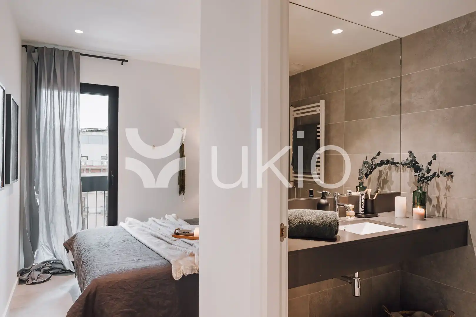 Bedroom of Apartments for rent in Barcelona  with Air Conditioner, Furnished and Oven