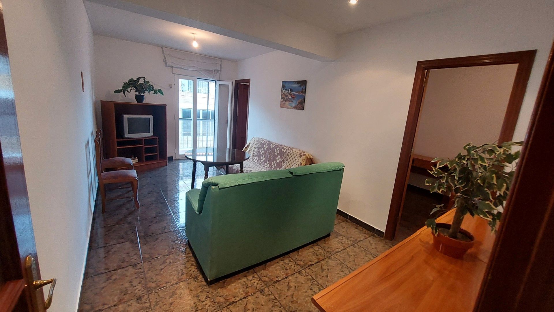 Sala d'estar de Pis en venda en Plasencia amb Moblat