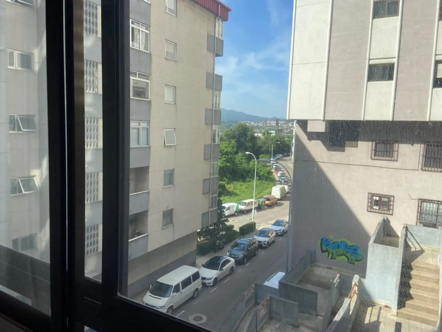 Vista exterior de Pis en venda en Vigo  amb Calefacció, Parquet i Terrassa