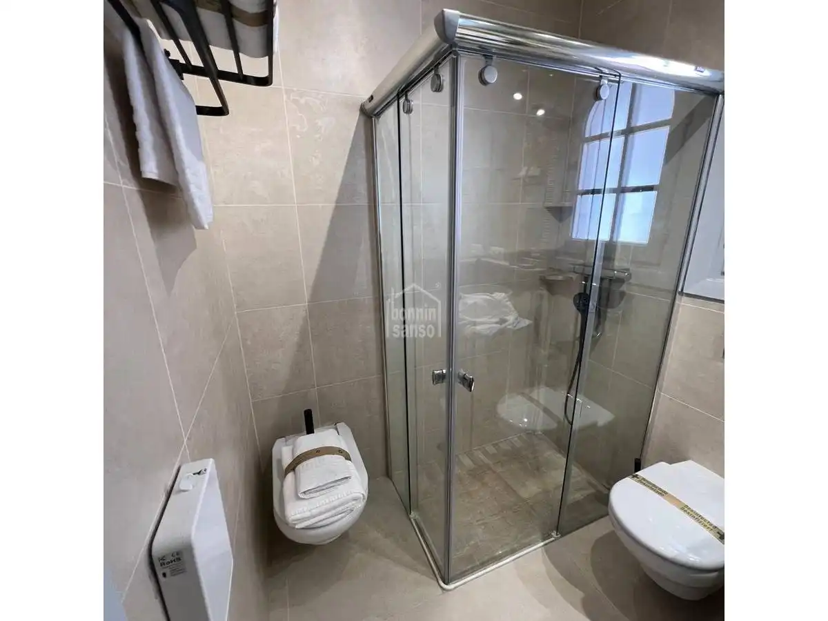 Bathroom of Apartments for sale in Es Mercadal  with Private garden, Terrace and Furnished