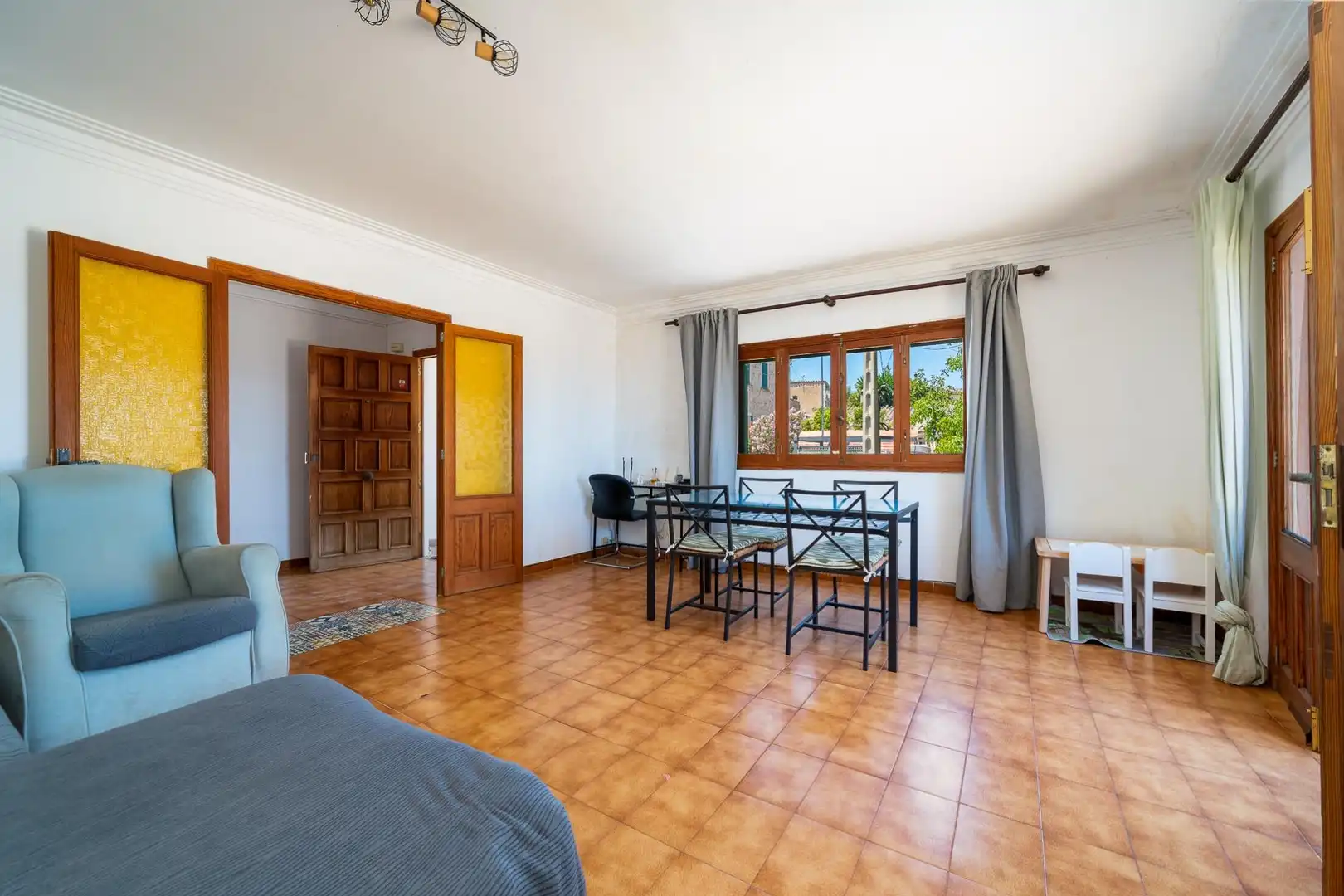 Menjador de Casa o xalet en venda en Santa Eugènia amb Jardí privat, Terrassa i Traster