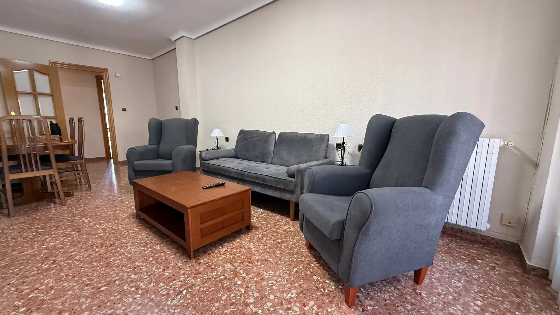 Sala d'estar de Pis de lloguer en  Albacete Capital amb Aire condicionat, Calefacció i Terrassa