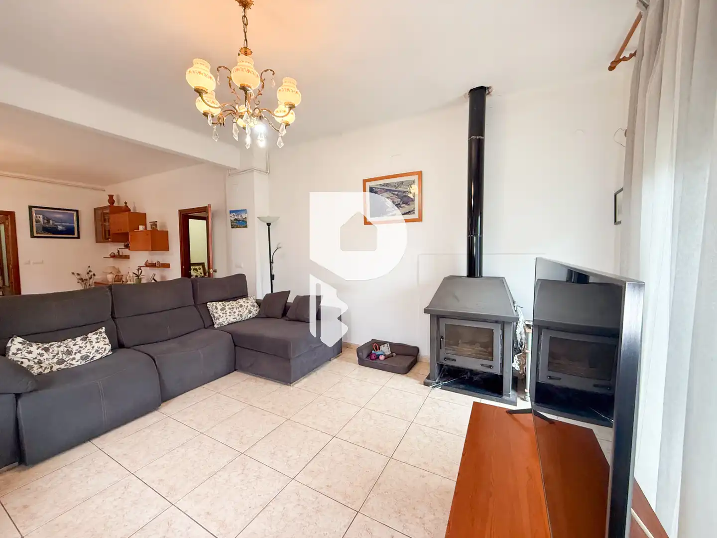 Sala de estar de Casa o chalet en venta en Collbató con Aire acondicionado, Jardín privado y Terraza