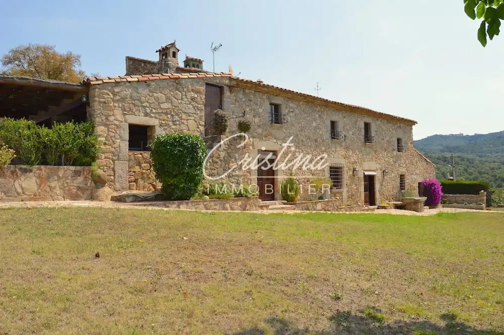 Außenansicht von Country house zum Verkauf in Santa Cristina d'Aro mit Heizung, Privatgarten und Schwimmbad