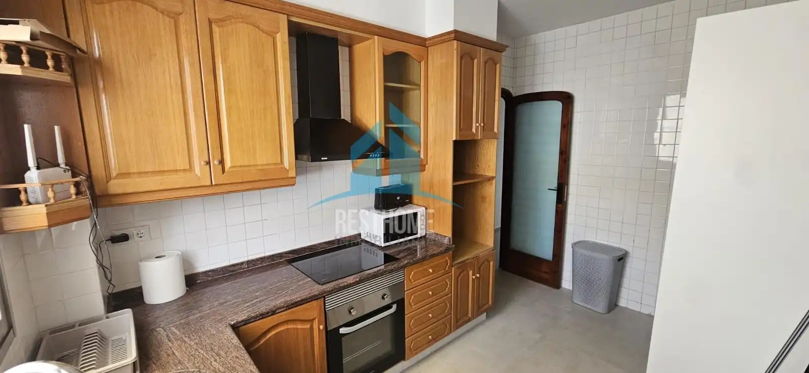 Kitchen of Flat for share in Cullera  with Air Conditioner, Terrace and Furnished