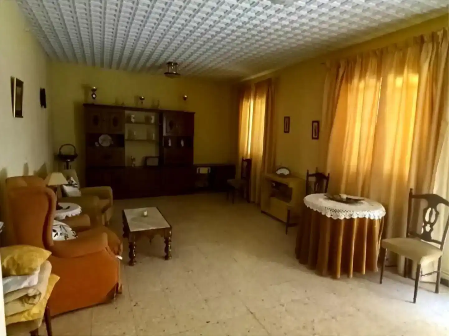 Sala d'estar de Pis en venda en Daimiel amb Moblat i Balcó