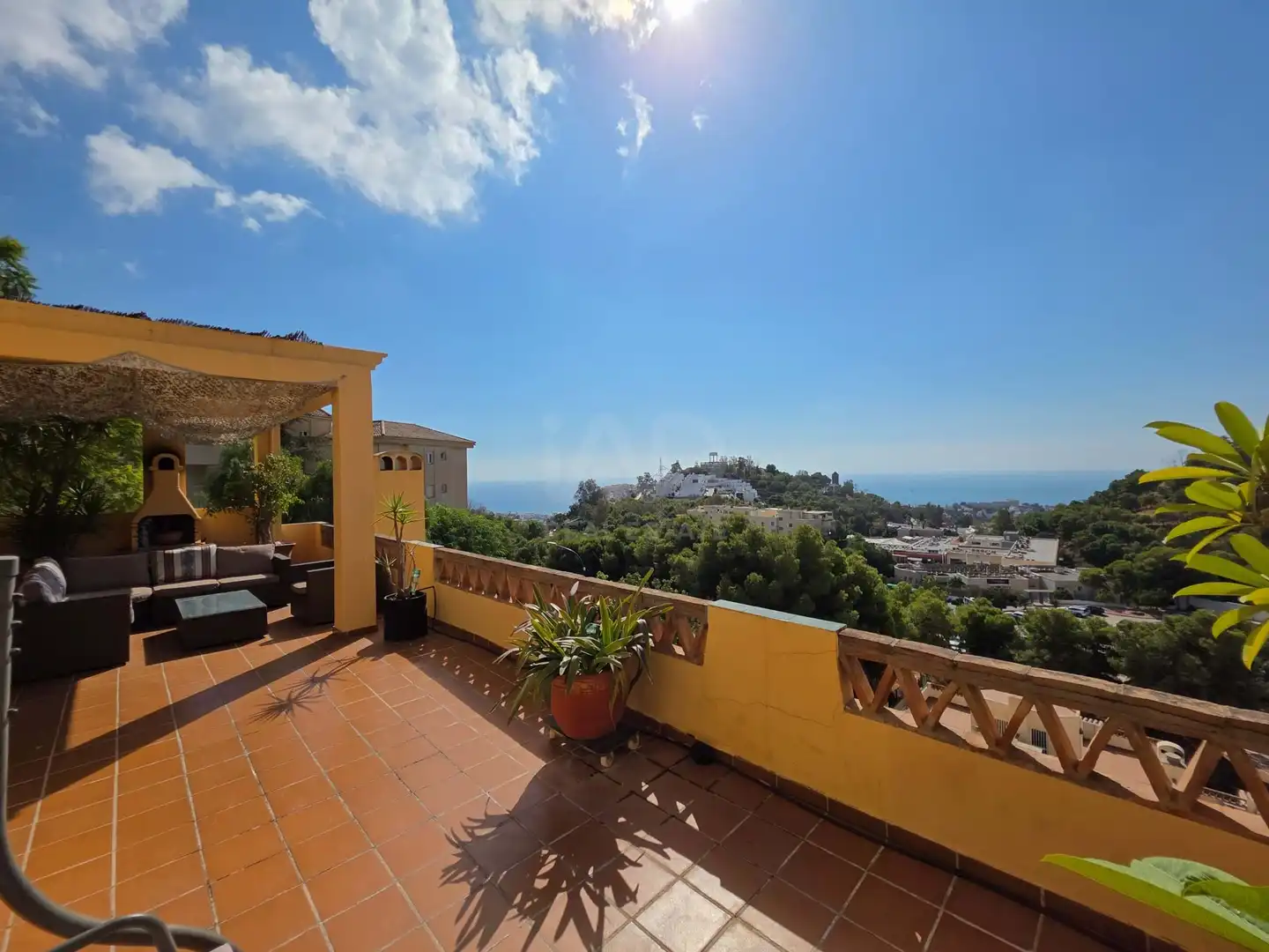 Außenansicht von Dachboden zum Verkauf in Málaga mit Klimaanlage, Heizung und Terrasse