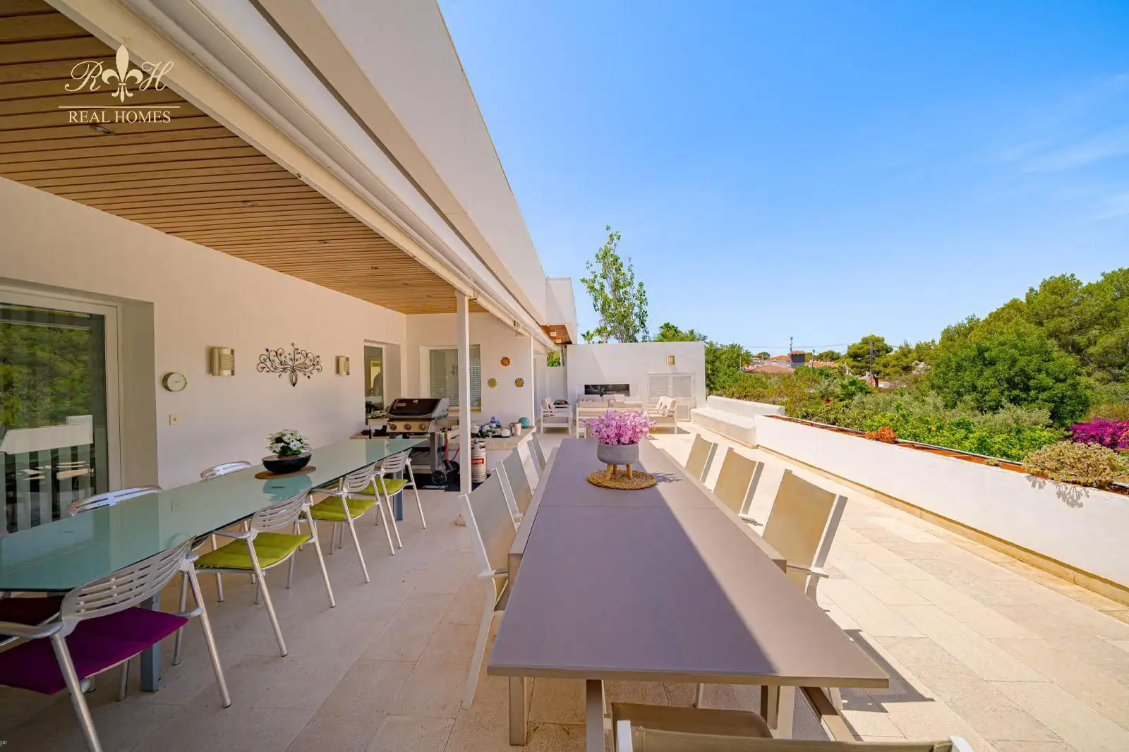Terrace of Houses for sale in L'Alfàs del Pi  with Air Conditioner, Terrace and Swimming Pool