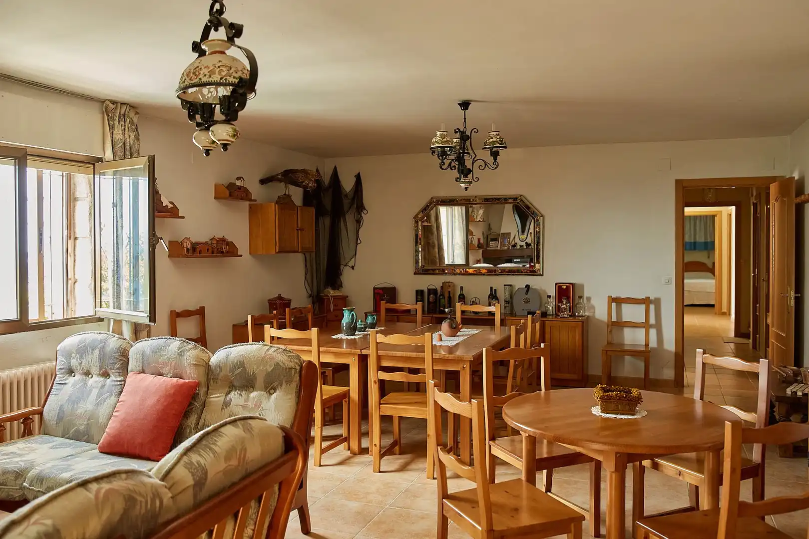 Dining room of Houses for sale in Miraflores de la Sierra  with Air Conditioner, Heating and Private garden