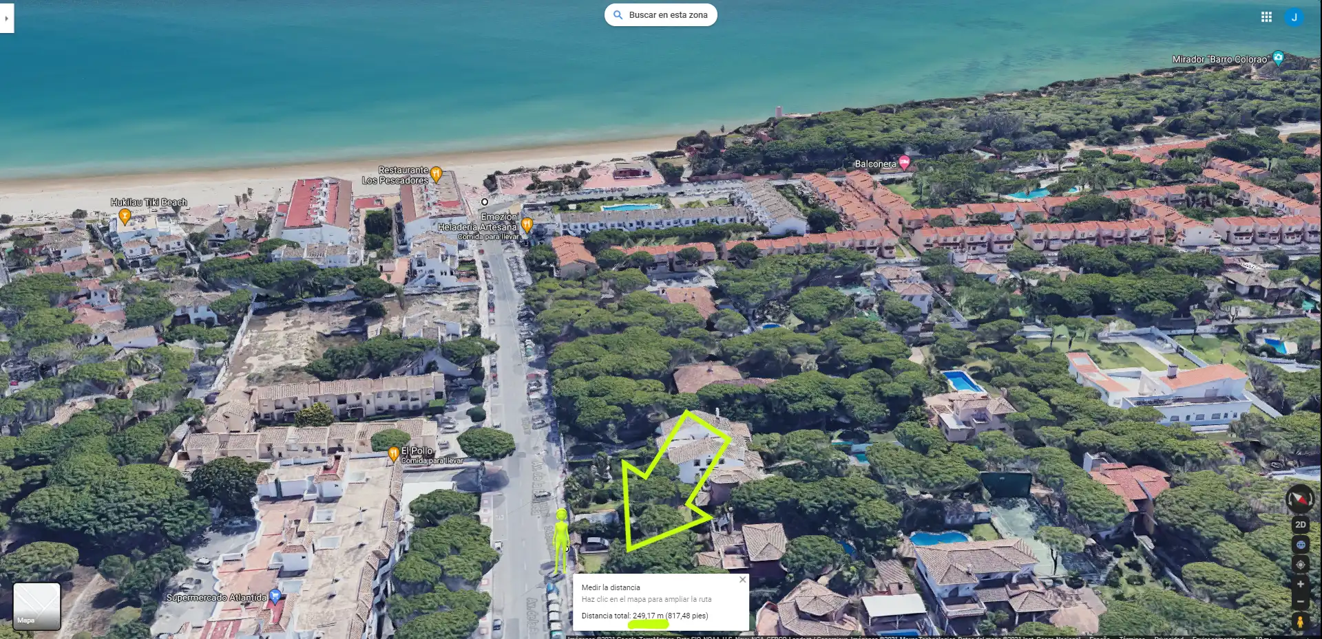 Villa con terrazza in affitto a Avenida de la Barrosa 11, imagen 4