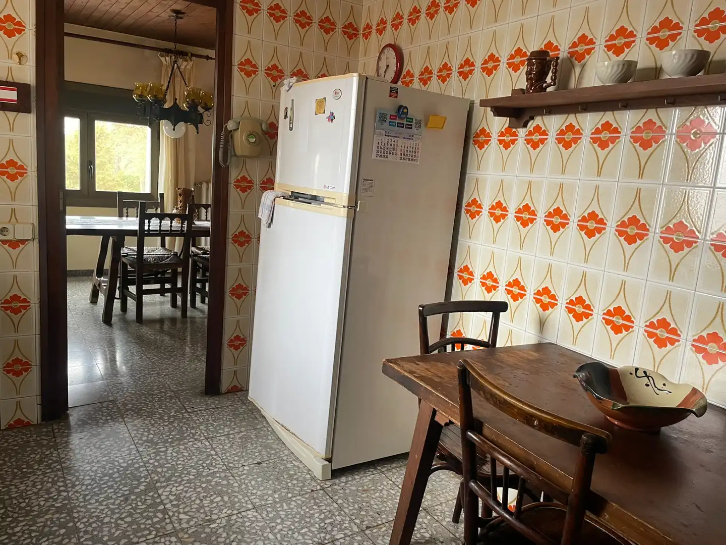 Kitchen of Houses for sale in La Pobla de Cérvoles  with Heating, Terrace and Furnished