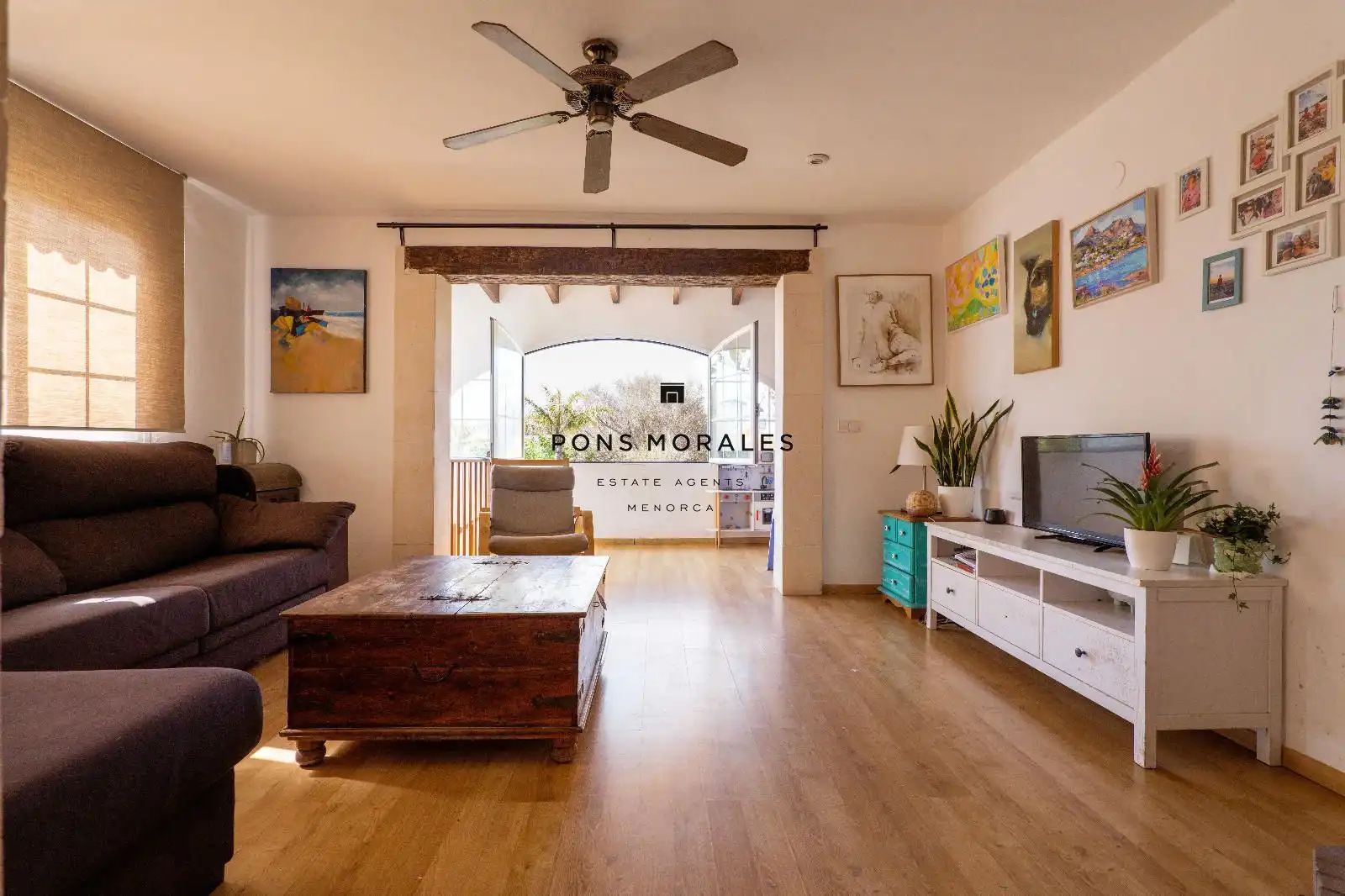 Sala d'estar de Casa adosada en venda en Ciutadella de Menorca amb Calefacció, Terrassa i Traster