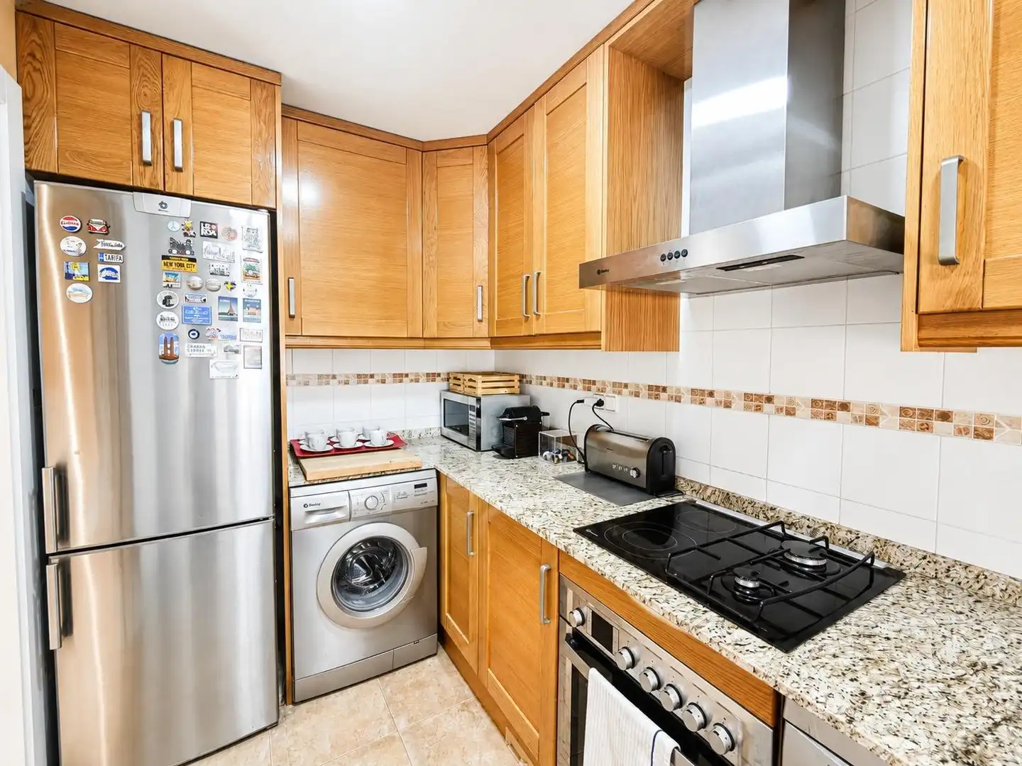 Küche von Wohnung zum Verkauf in Elche / Elx mit Klimaanlage, Terrasse und Balkon
