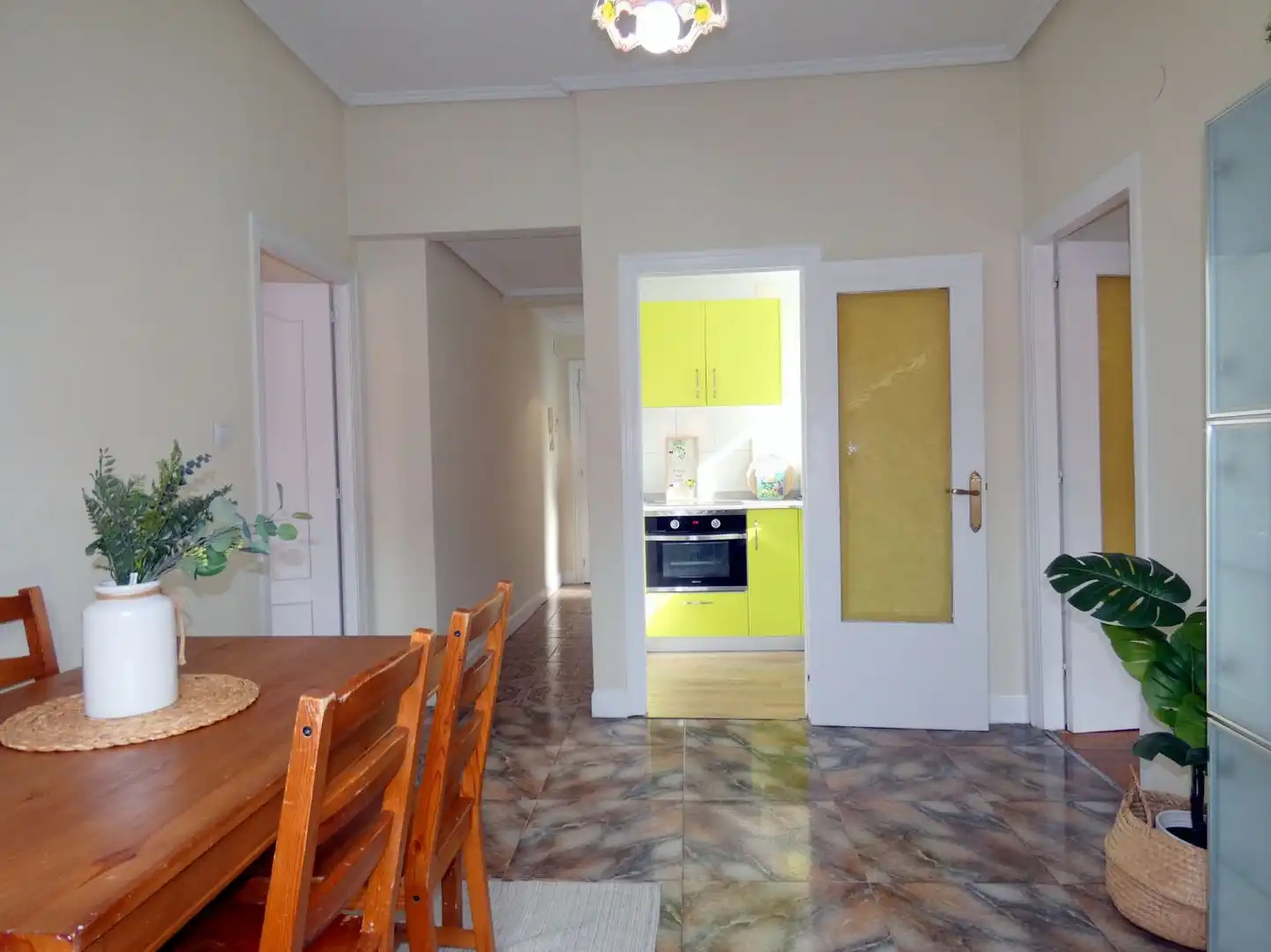 Kitchen of Flat for sale in Bilbao   with Furnished, Oven and Washing machine