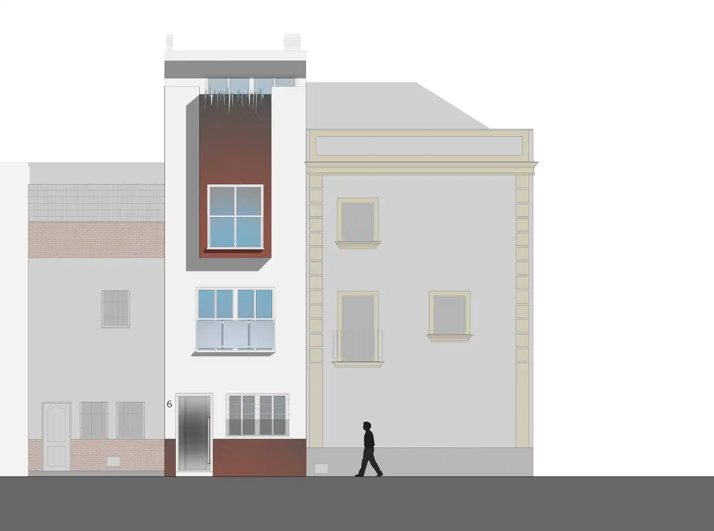 Außenansicht von Einfamilien-Reihenhaus zum Verkauf in  Sevilla Capital mit Terrasse, Abstellraum und Schwimmbad