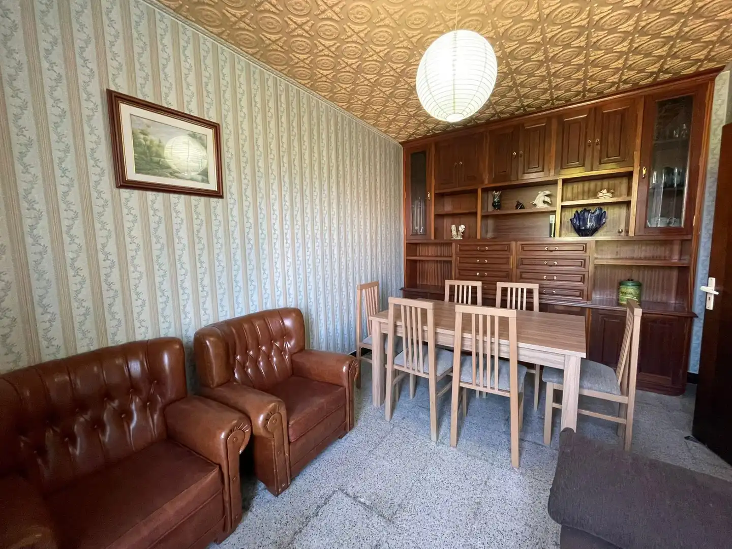 Comedor de Casa o chalet en venta en Porto do Son con Jardín privado, Amueblado y Balcón