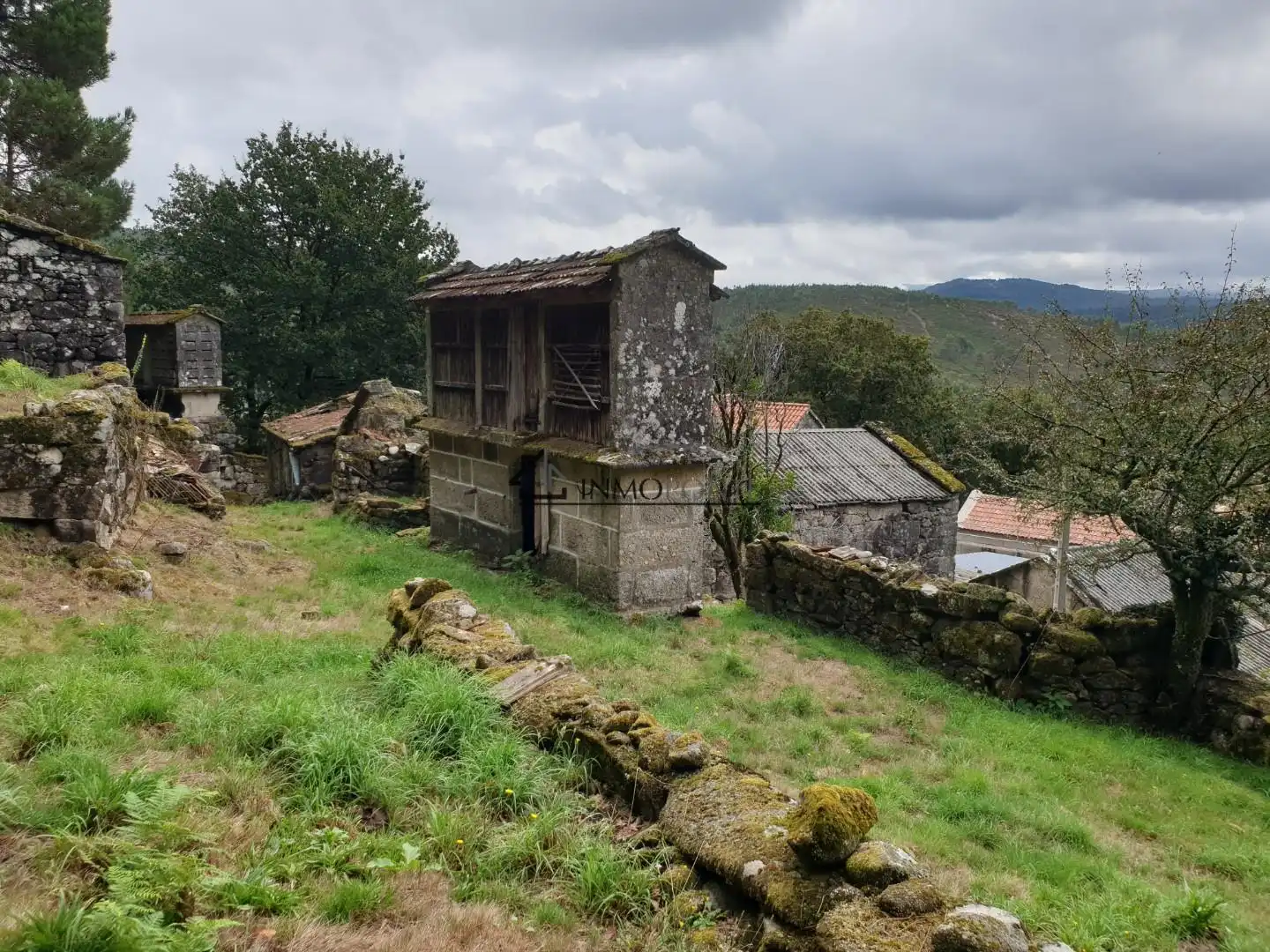 Vista exterior de Casa o chalet en venta en Campo Lameiro con Jardín privado