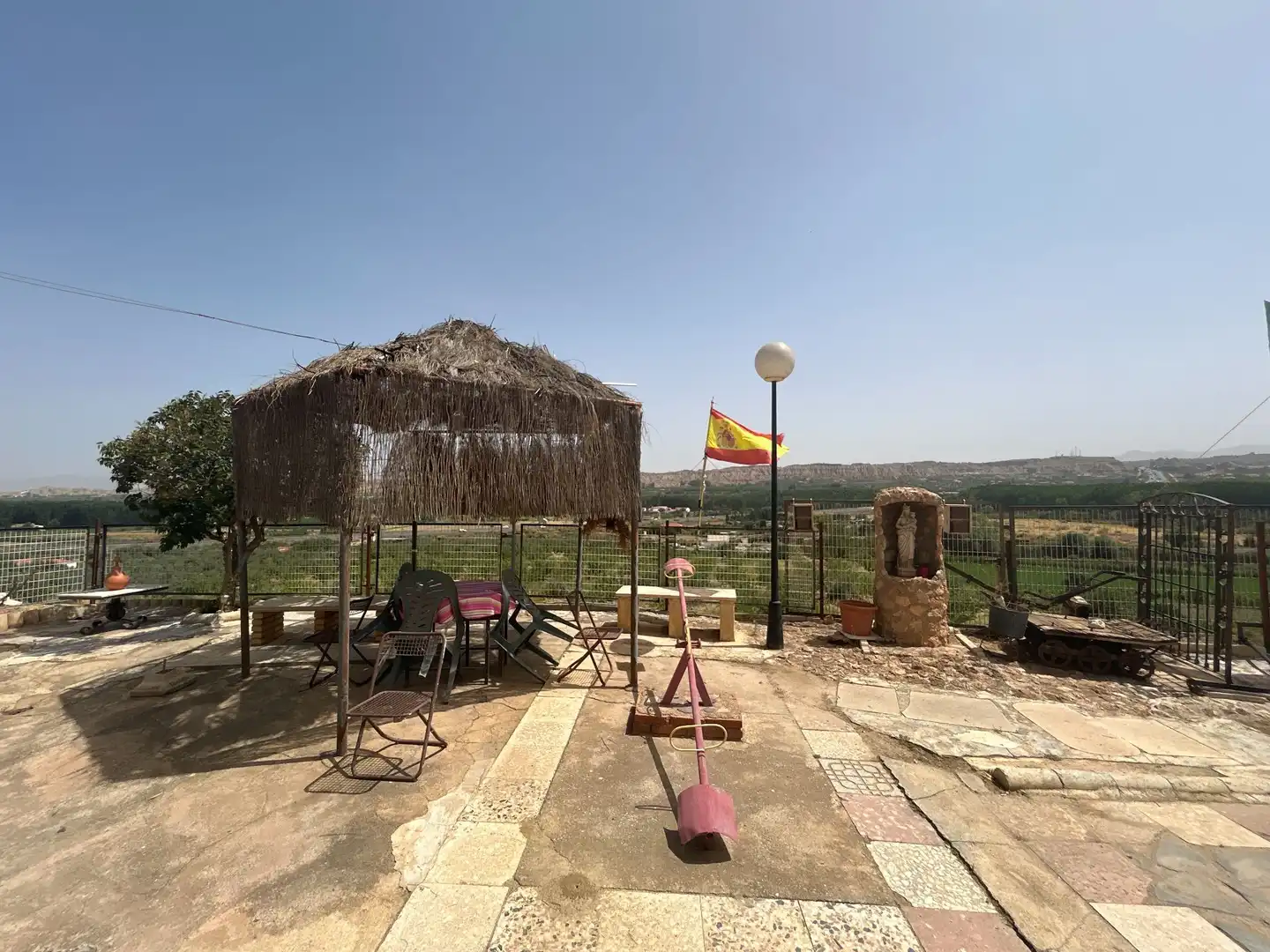 Terraza de Finca rústica en venta en Guadix con Jardín privado, Trastero y Piscina