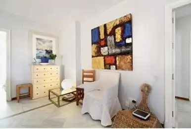 Wohnzimmer von Maisonette zur Miete in El Puerto de Santa María mit Klimaanlage, Terrasse und Möbliert