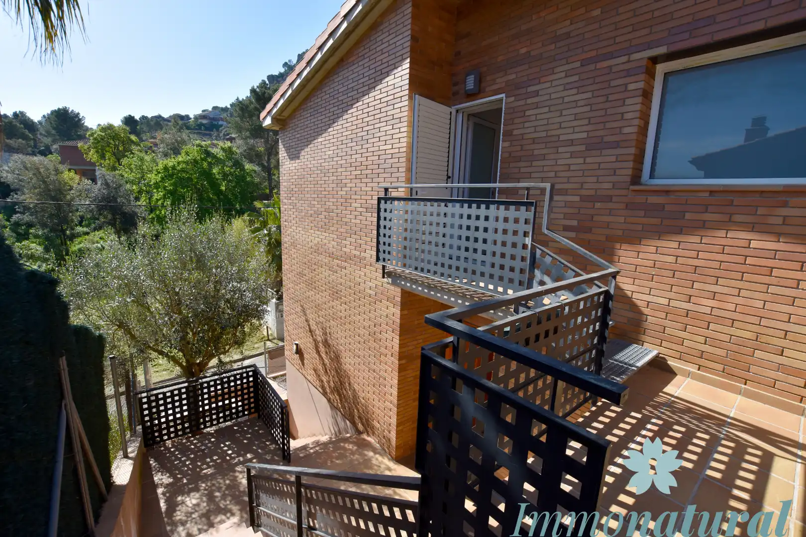 Balcony of Houses for sale in Torrelles de Llobregat  with Heating, Terrace and Swimming Pool