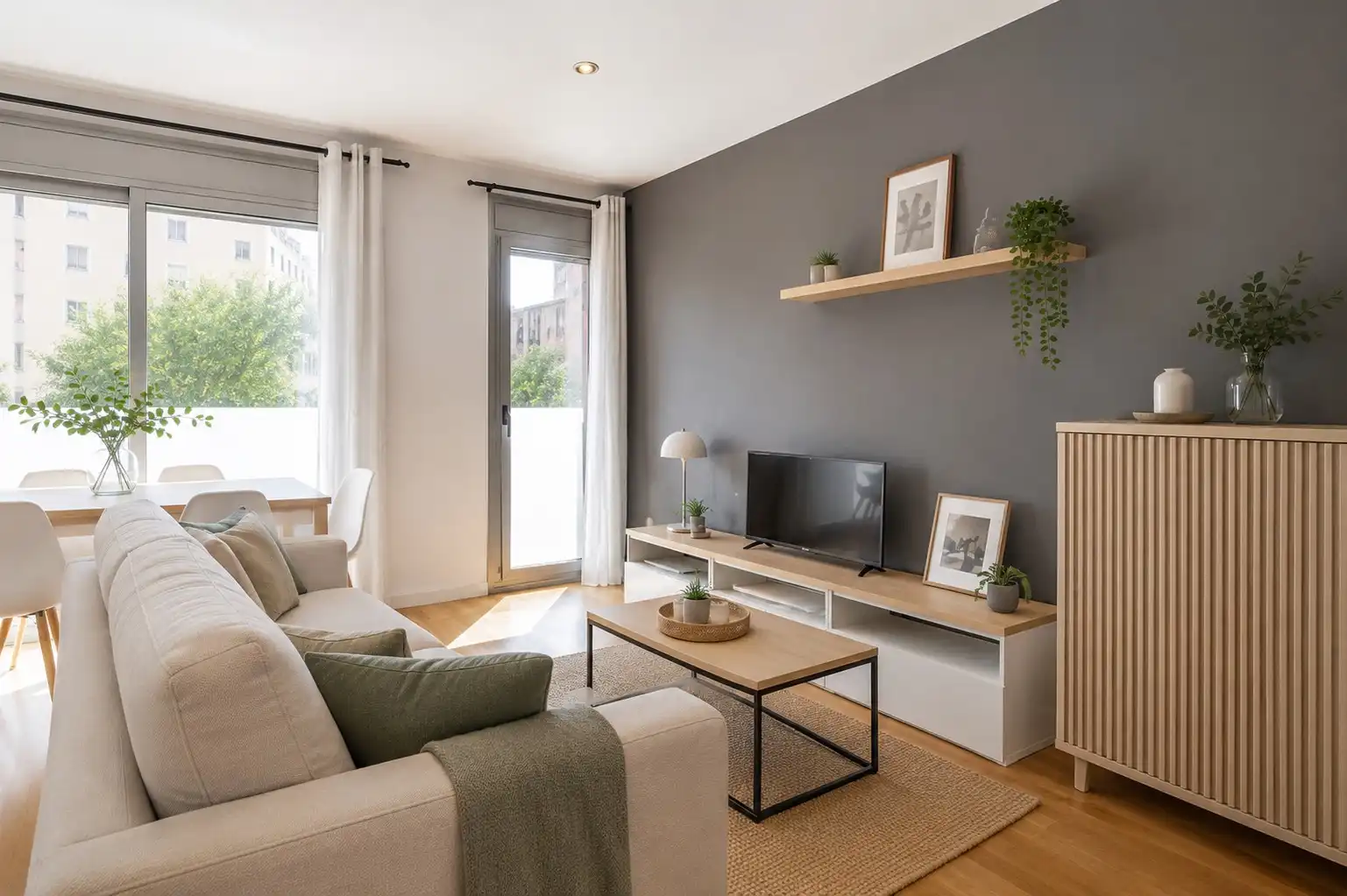 Living room of Apartments for sale in Manresa  with Air Conditioner
