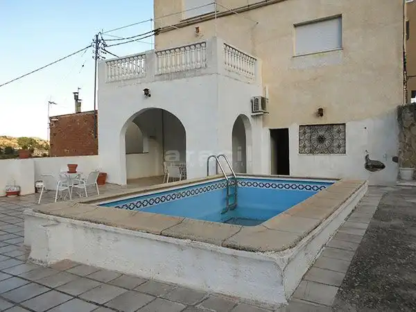 Swimming pool of Houses for sale in Alcoy / Alcoi  with Terrace, Storage room and Swimming Pool