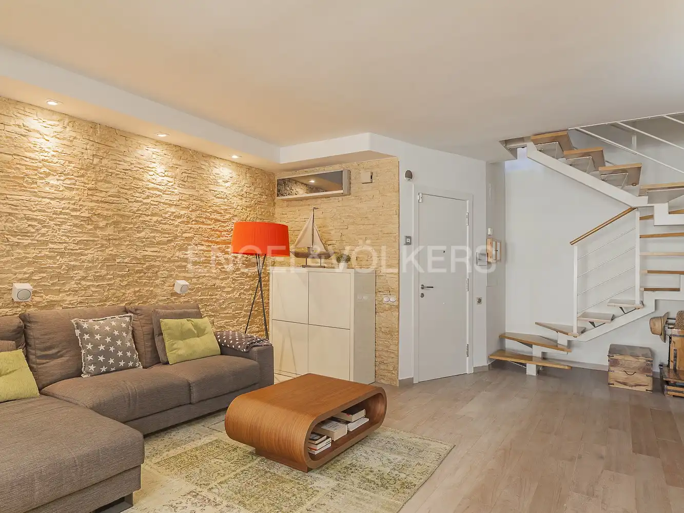 Sala de estar de Piso en venta en Sabadell con Aire acondicionado, Calefacción y Jardín privado