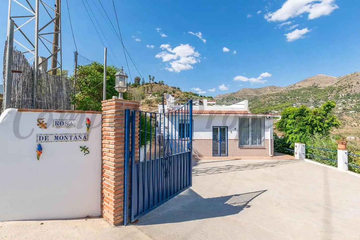 Exterior view of Houses for rent in Cómpeta  with Air Conditioner, Private garden and Terrace