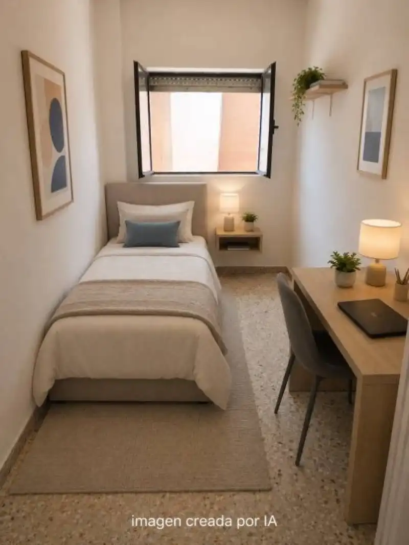 Bedroom of Flat for sale in Madrid  with Private garden, Terrace and Balcony