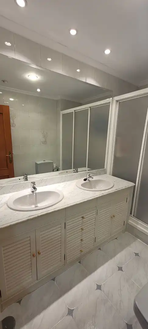 Bathroom of Flat for rent in Madrid  with Air Conditioner, Heating and Terrace