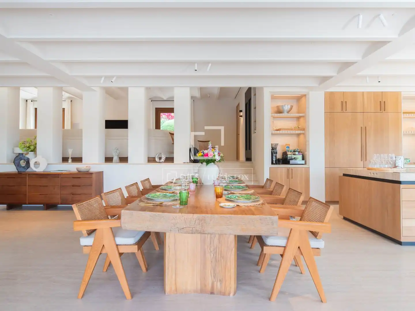 Comedor de Casa o chalet en venta en Santa Eulària des Riu con Aire acondicionado, Calefacción y Jardín privado