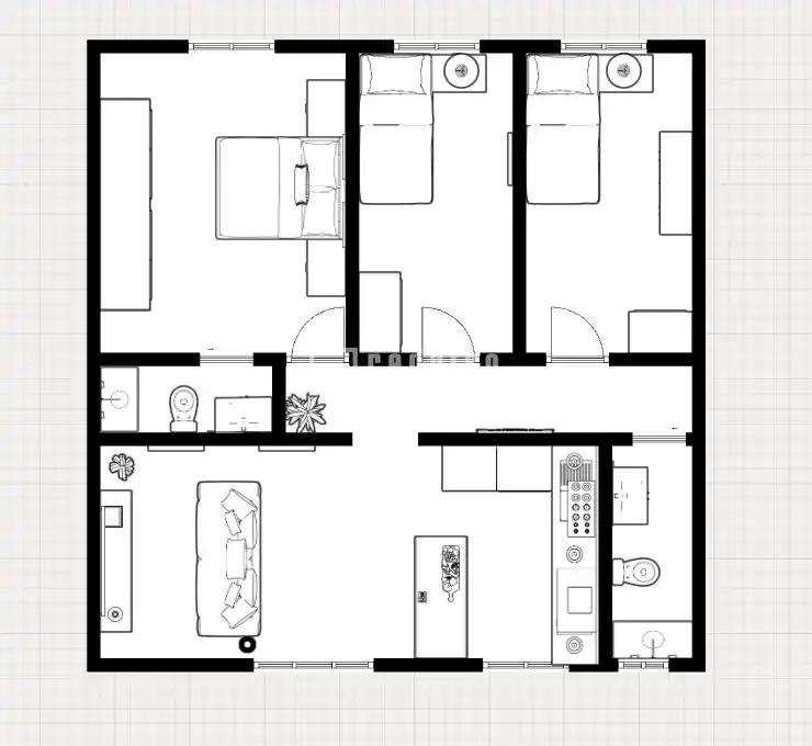 Piso en venta en Getafe con Calefacción y Alarma