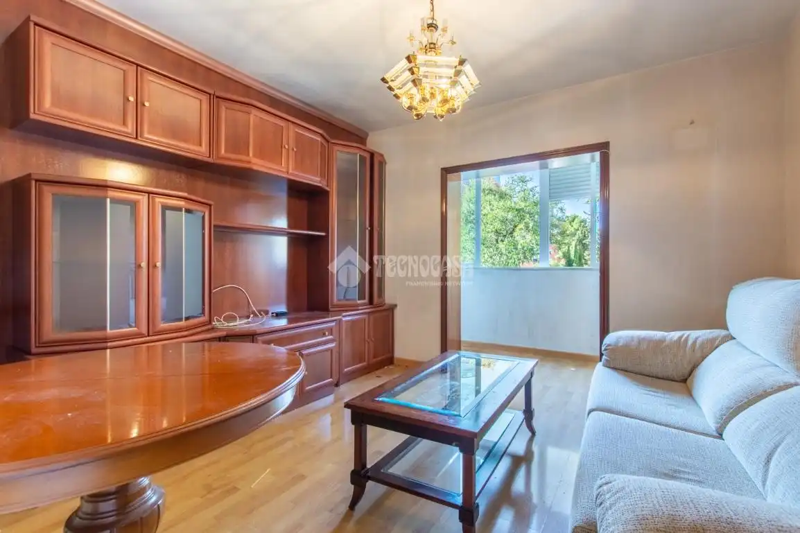 Sala d'estar de Pis en venda en Madrid