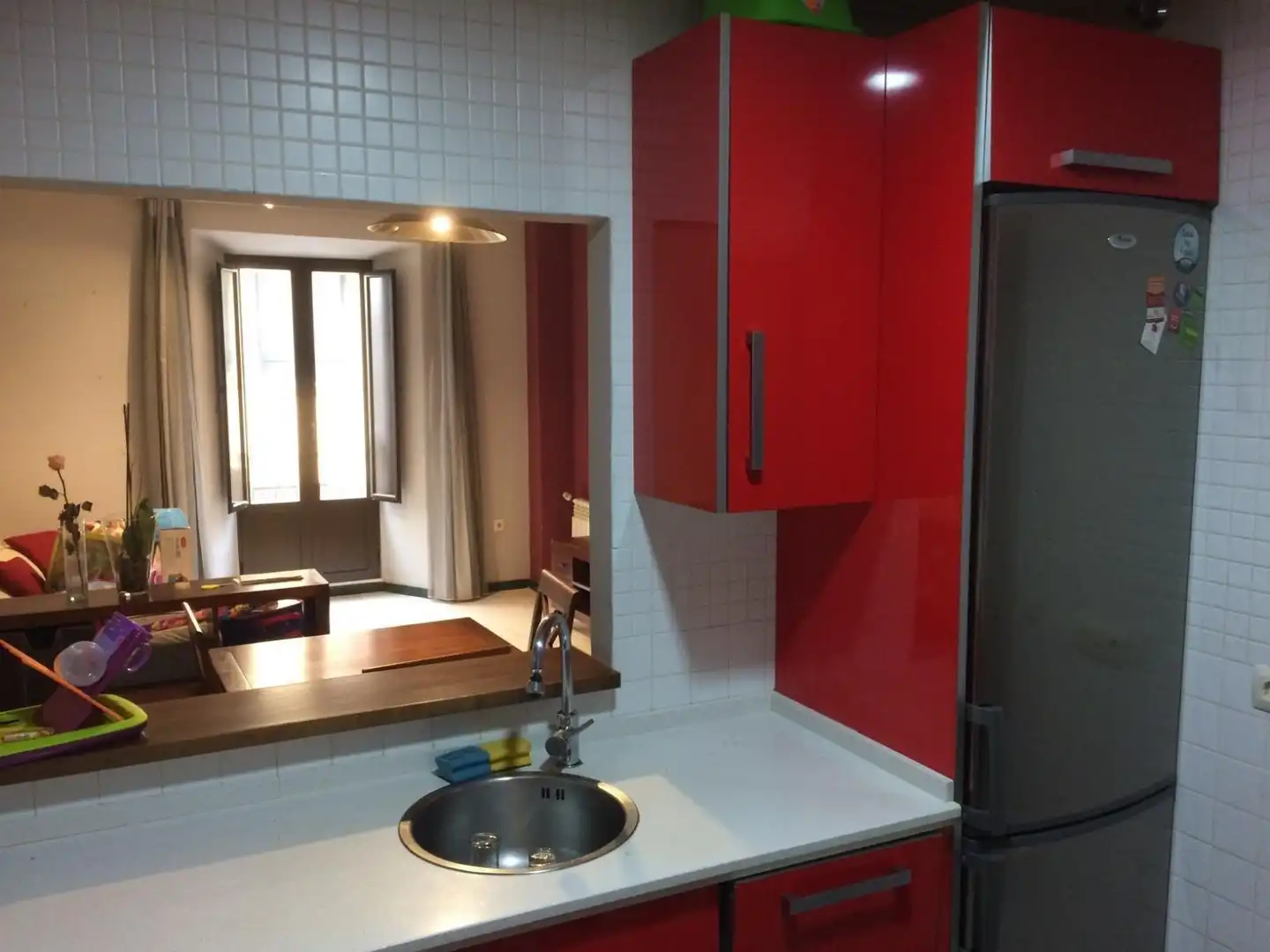 Cocina de Apartamento en venta en Badajoz con Aire acondicionado, Jardín privado y Amueblado