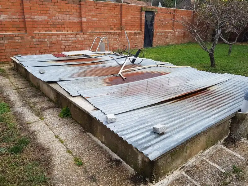 Jardí de Casa o xalet en venda en Tejeda de Tiétar amb Terrassa i Piscina
