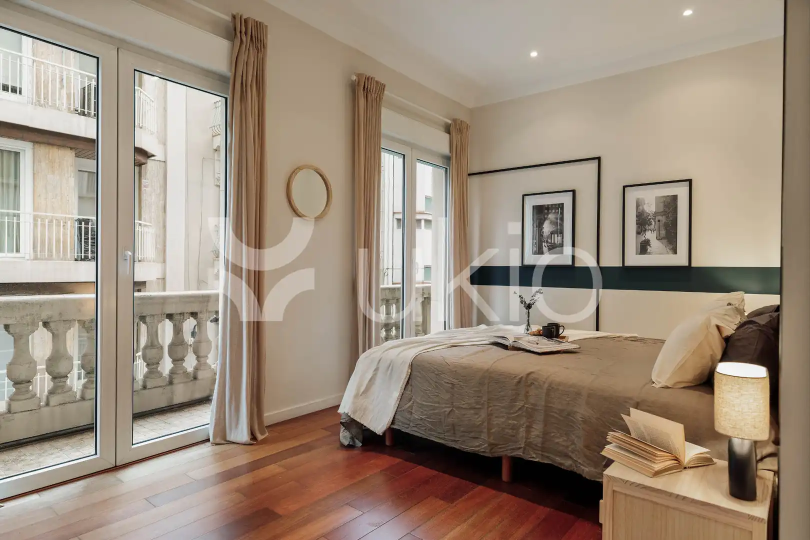 Bedroom of Apartments for rent in Barcelona  with Air Conditioner, Heating and Furnished